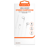 USB-C Oordopjes Met Mic & Volume Control - Wit