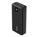 Rixus Powerbank 40000 mAh - 5 Poorten - Zwart