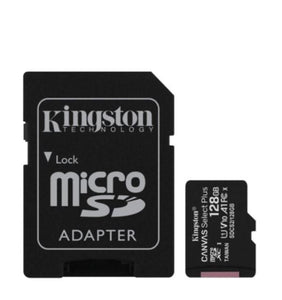 Geheugenkaart Micro SD 128GB Kingston Class 10 + Adapter - De beste producten voor iPhone, Samsung, Huawei en veel meer - KwaliteitLader.nl