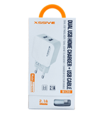 Micro USB Oplader Compleet 2 Poorten Met Kabel - De beste producten voor iPhone, Samsung, Huawei en veel meer - KwaliteitLader.nl