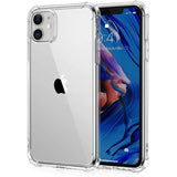 iPhone 11 Hoesje - Schokbestendig Bumper Case - Anti Shock - Transparant - KwaliteitLader.nl
