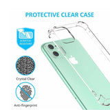 iPhone 11 Hoesje - Schokbestendig Bumper Case - Anti Shock - Transparant - KwaliteitLader.nl