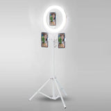 Ring Lamp LED Met Statief En Telefoonhouder - 3 Kleuren Dimbaar - Selfie Ringlight TikTok, YouTube, Make-up