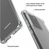 Samsung S20 Ultra Hoesje - Schokbestendig - Bumper Case Anti Shock - Transparant - KwaliteitLader.nl