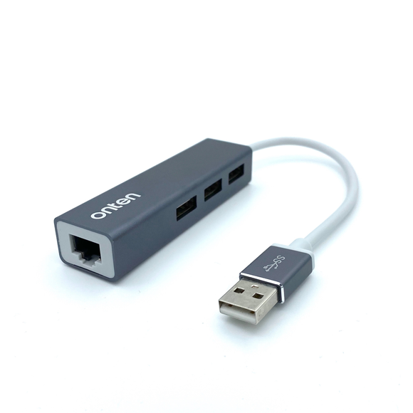 USB Hub 3 USB Poorten Met Internet Aansluiting